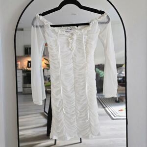 Fashion Nova Women's White Dress